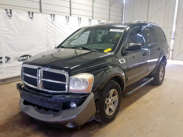 1D8HD48D25F520678 - 2005 DODGE DURANGO SL BLACK photo 2