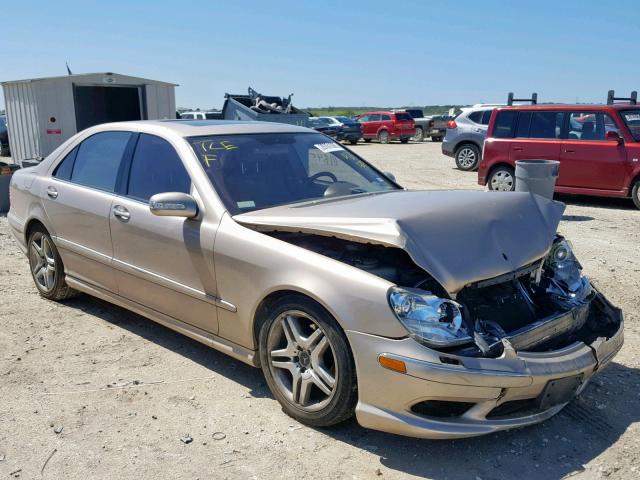 WDBNG75J46A463594 - 2006 MERCEDES-BENZ S 500 GOLD photo 1