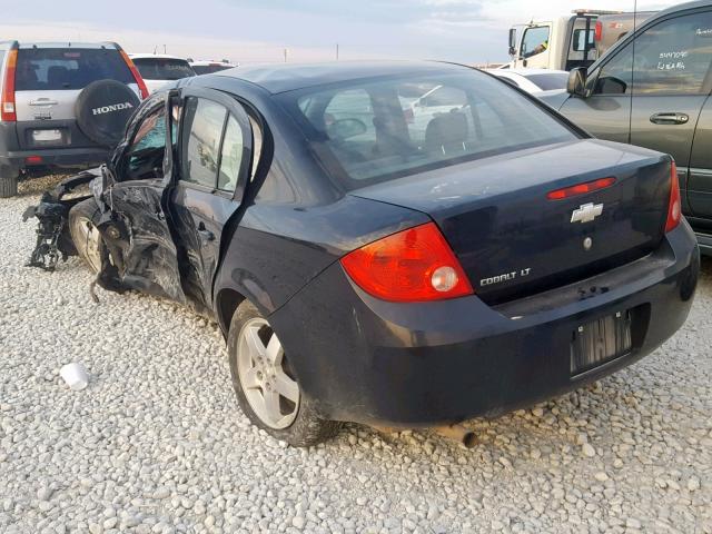 1G1AF5F57A7219784 - 2010 CHEVROLET COBALT 2LT BLACK photo 3