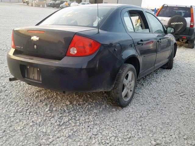 1G1AF5F57A7219784 - 2010 CHEVROLET COBALT 2LT BLACK photo 4