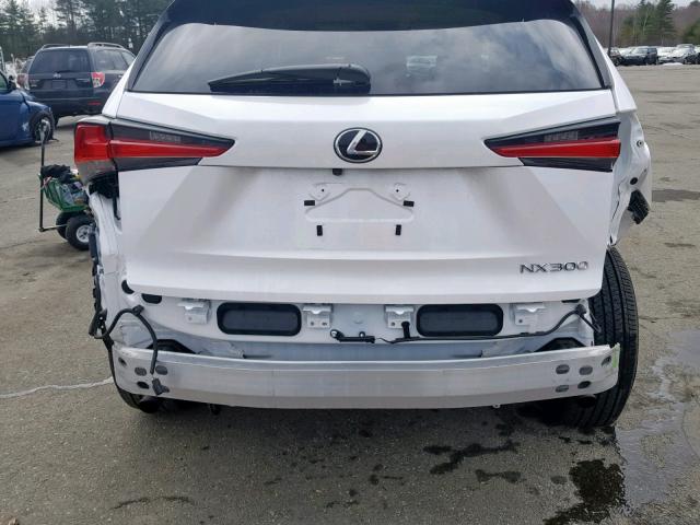 JTJBARBZ7J2162037 - 2018 LEXUS NX 300 WHITE photo 9