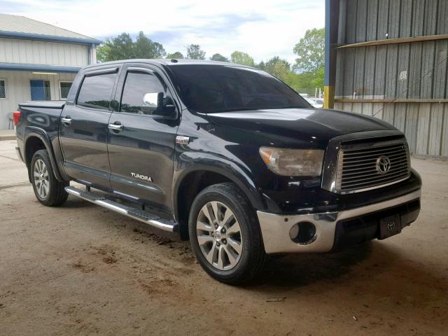 5TFFY5F1XCX123896 - 2012 TOYOTA TUNDRA CRE BLACK photo 1