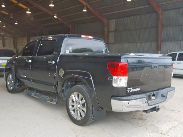 5TFFY5F1XCX123896 - 2012 TOYOTA TUNDRA CRE BLACK photo 3