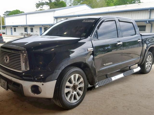 5TFFY5F1XCX123896 - 2012 TOYOTA TUNDRA CRE BLACK photo 9