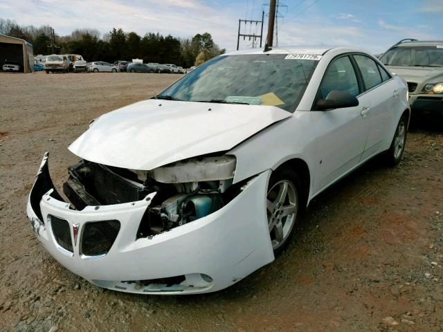 1G2ZH57N794106194 - 2009 PONTIAC G6 GT WHITE photo 2