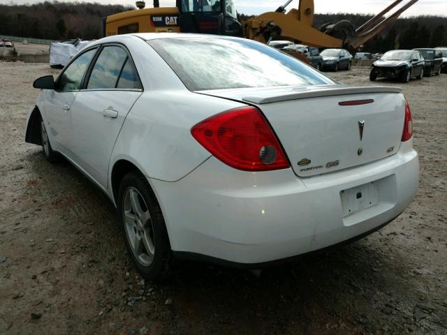 1G2ZH57N794106194 - 2009 PONTIAC G6 GT WHITE photo 3