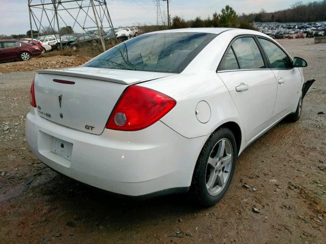 1G2ZH57N794106194 - 2009 PONTIAC G6 GT WHITE photo 4