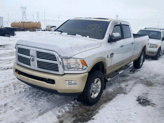 3C6UD5LL7CG111953 - 2012 DODGE RAM 2500 L WHITE photo 2