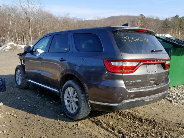 1C4RDJAG6EC381551 - 2014 DODGE DURANGO SX GRAY photo 3