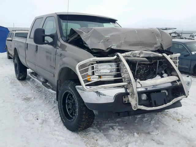 1FTSW31F12EB93776 - 2002 FORD F350 SRW S TAN photo 1