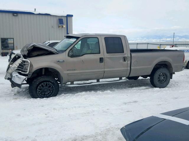 1FTSW31F12EB93776 - 2002 FORD F350 SRW S TAN photo 9