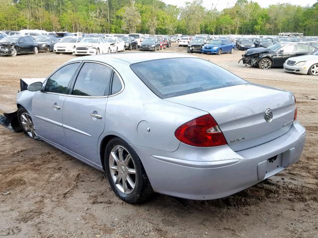 2G4WE537051249004 - 2005 BUICK LACROSSE C SILVER photo 3