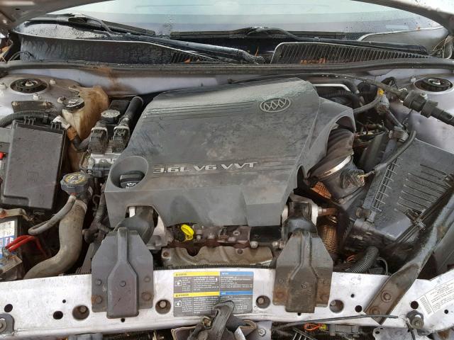 2G4WE537051249004 - 2005 BUICK LACROSSE C SILVER photo 7