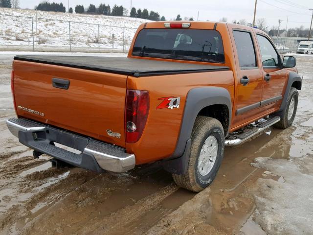 1GCDT136348139125 - 2004 CHEVROLET COLORADO ORANGE photo 4