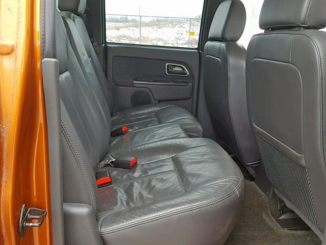 1GCDT136348139125 - 2004 CHEVROLET COLORADO ORANGE photo 6