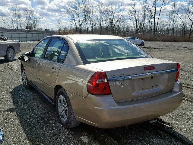 1G1ZS58F87F111564 - 2007 CHEVROLET MALIBU LS GOLD photo 3