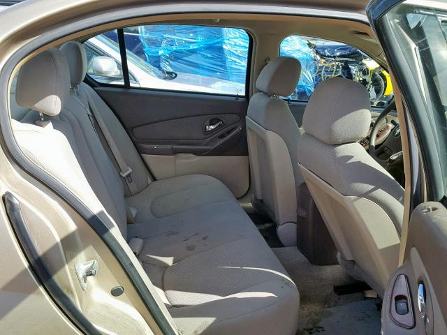 1G1ZS58F87F111564 - 2007 CHEVROLET MALIBU LS GOLD photo 6