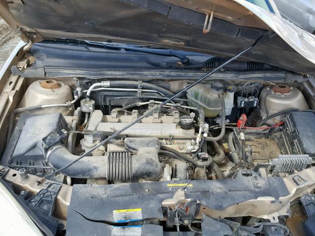 1G1ZS58F87F111564 - 2007 CHEVROLET MALIBU LS GOLD photo 7