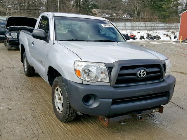 5TENX22N06Z284048 - 2006 TOYOTA TACOMA SILVER photo 1