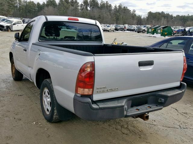 5TENX22N06Z284048 - 2006 TOYOTA TACOMA SILVER photo 3