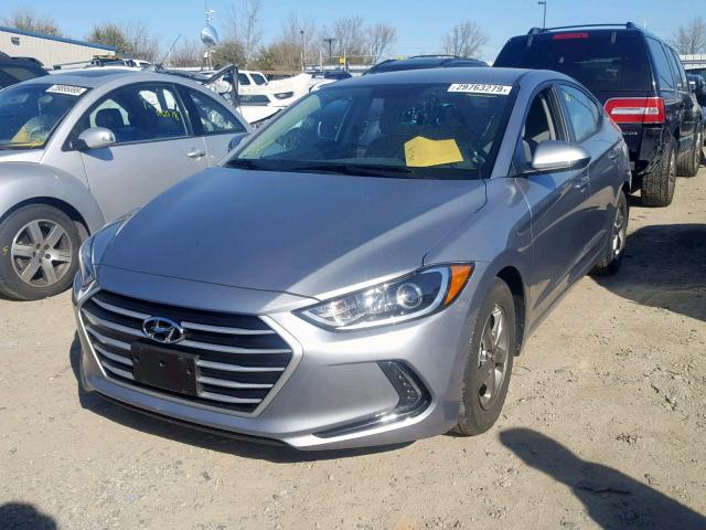 5NPD94LA1HH061293 - 2017 HYUNDAI ELANTRA EC SILVER photo 2