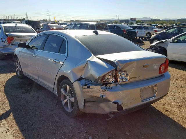1G1ZC5E07CF357626 - 2012 CHEVROLET MALIBU 1LT 银色 照片 3