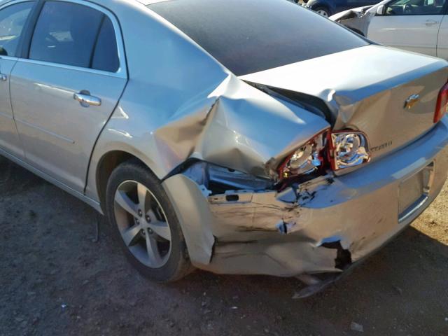 1G1ZC5E07CF357626 - 2012 CHEVROLET MALIBU 1LT 银色 照片 9