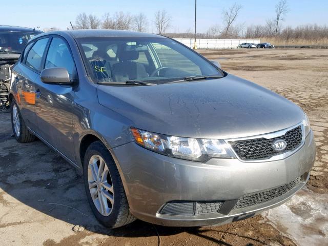 KNAFU5A25B5401445 - 2011 KIA FORTE EX GRAY photo 1