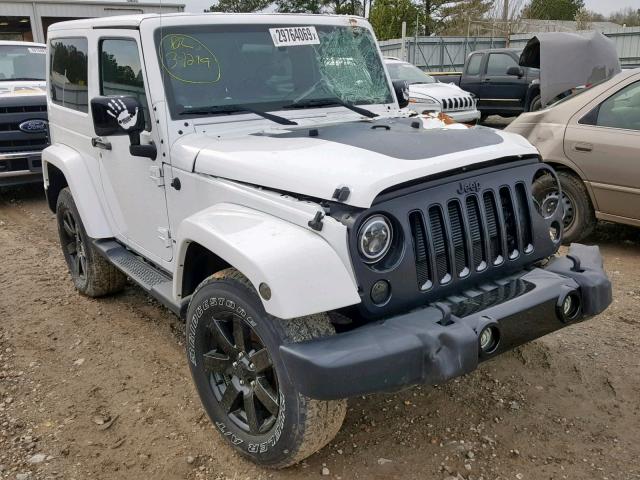 1C4AJWBG6EL290569 - 2014 JEEP WRANGLER S WHITE photo 1