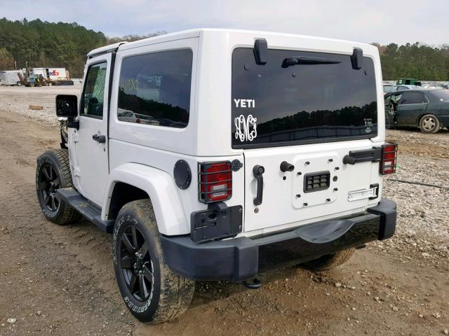 1C4AJWBG6EL290569 - 2014 JEEP WRANGLER S WHITE photo 3