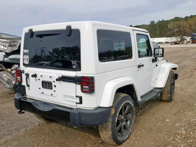 1C4AJWBG6EL290569 - 2014 JEEP WRANGLER S WHITE photo 4