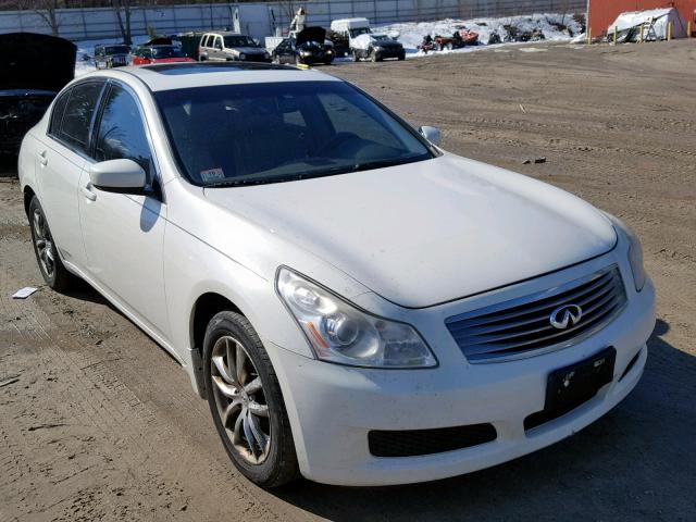 JNKCV61F69M350029 - 2009 INFINITI G37 WHITE photo 1