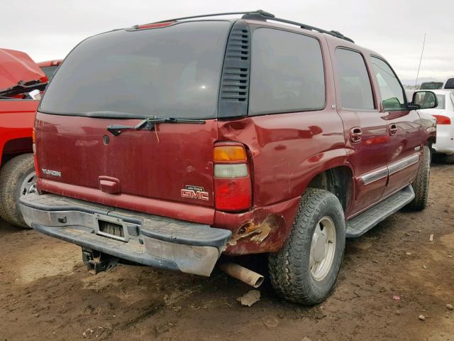 1GKEK13Z53J315735 - 2003 GMC YUKON RED photo 4