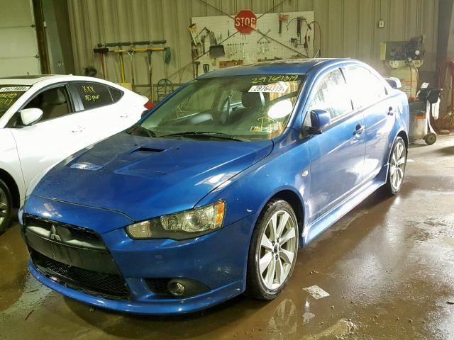 JA32U8FWXCU023210 - 2012 MITSUBISHI LANCER GT BLUE photo 2