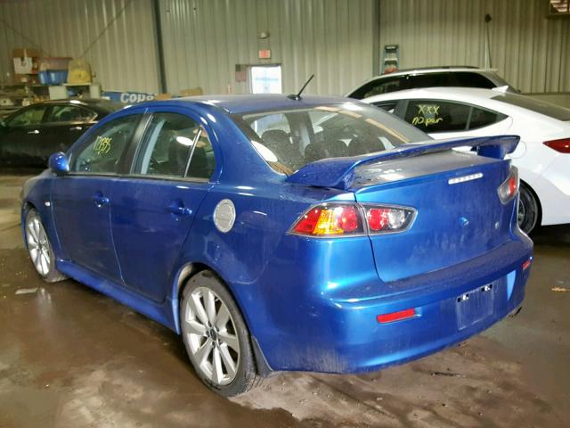 JA32U8FWXCU023210 - 2012 MITSUBISHI LANCER GT BLUE photo 3