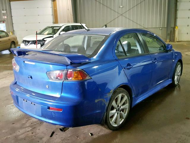 JA32U8FWXCU023210 - 2012 MITSUBISHI LANCER GT BLUE photo 4