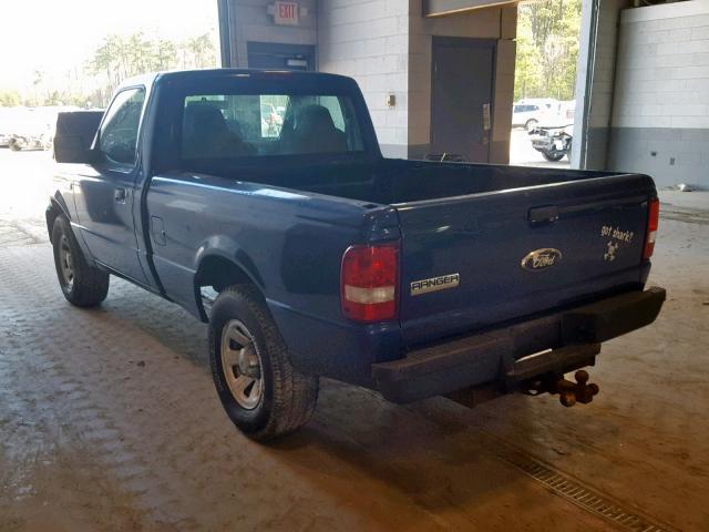 1FTYR10D88PA07850 - 2008 FORD RANGER BLUE photo 3