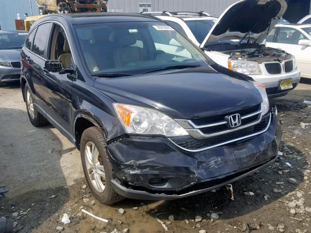 5J6RE4H72AL077996 - 2010 HONDA CR-V EXL BLACK photo 1