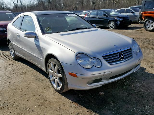 WDBRN40J53A434596 - 2003 MERCEDES-BENZ C 230K SPO SILVER photo 1