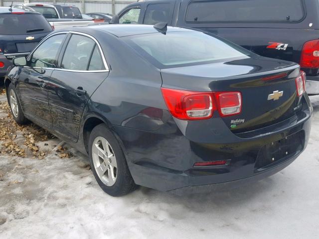 1G11B5SA2GU104597 - 2016 CHEVROLET MALIBU LIM BLACK photo 3