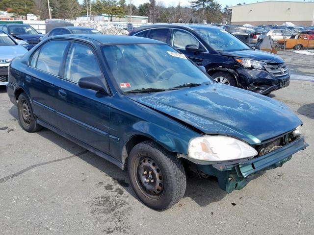 2HGEJ6610YH544996 - 2000 HONDA CIVIC BASE GREEN photo 1