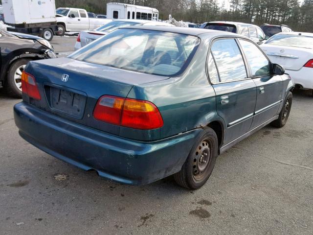 2HGEJ6610YH544996 - 2000 HONDA CIVIC BASE GREEN photo 4