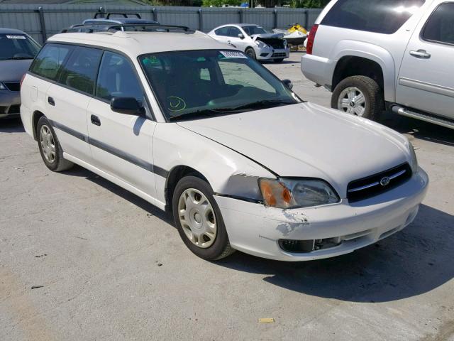 4S3BH6358Y7311738 - 2000 SUBARU LEGACY L WHITE photo 1