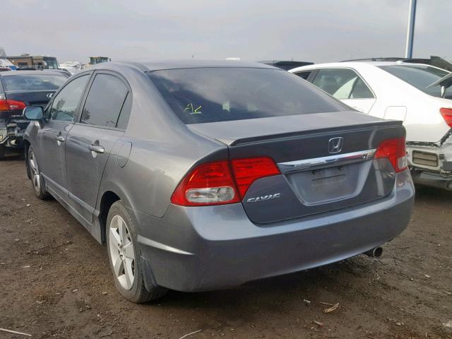 2HGFA16699H354649 - 2009 HONDA CIVIC LX-S 灰色 照片 3