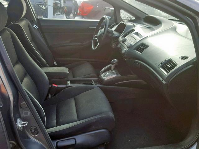 2HGFA16699H354649 - 2009 HONDA CIVIC LX-S 灰色 照片 5