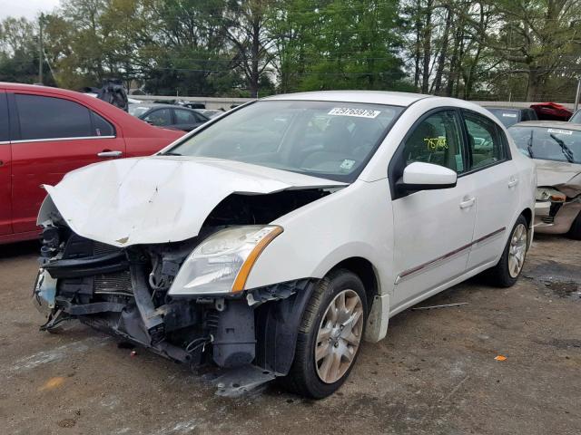 3N1AB6AP9AL641488 - 2010 NISSAN SENTRA 2.0 WHITE photo 2