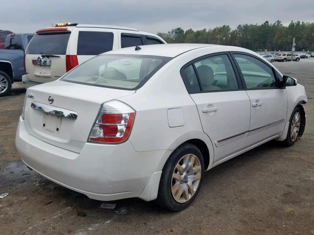 3N1AB6AP9AL641488 - 2010 NISSAN SENTRA 2.0 WHITE photo 4