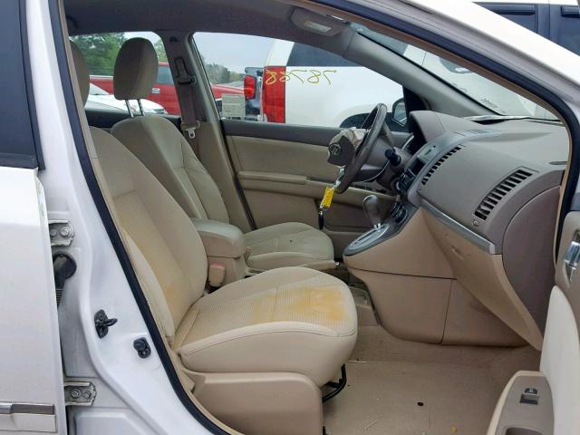 3N1AB6AP9AL641488 - 2010 NISSAN SENTRA 2.0 WHITE photo 5