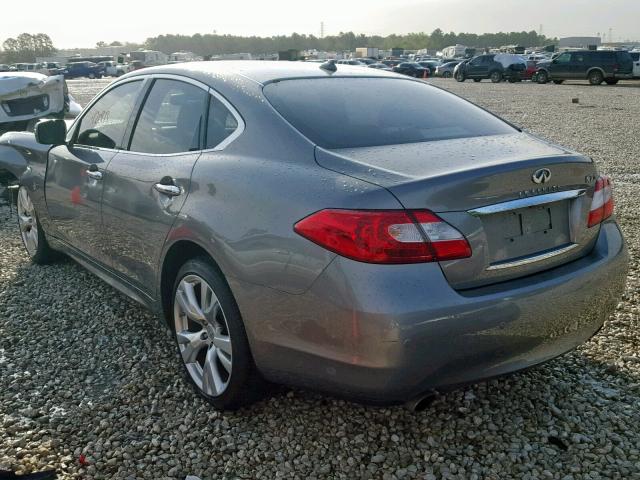 JN1BY1AP8DM513047 - 2013 INFINITI M37 GRAY photo 3