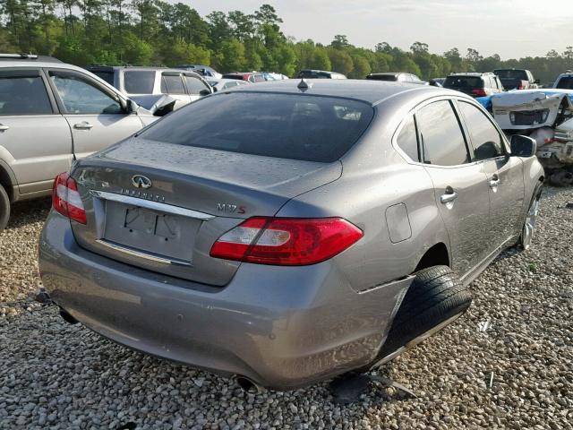 JN1BY1AP8DM513047 - 2013 INFINITI M37 GRAY photo 4